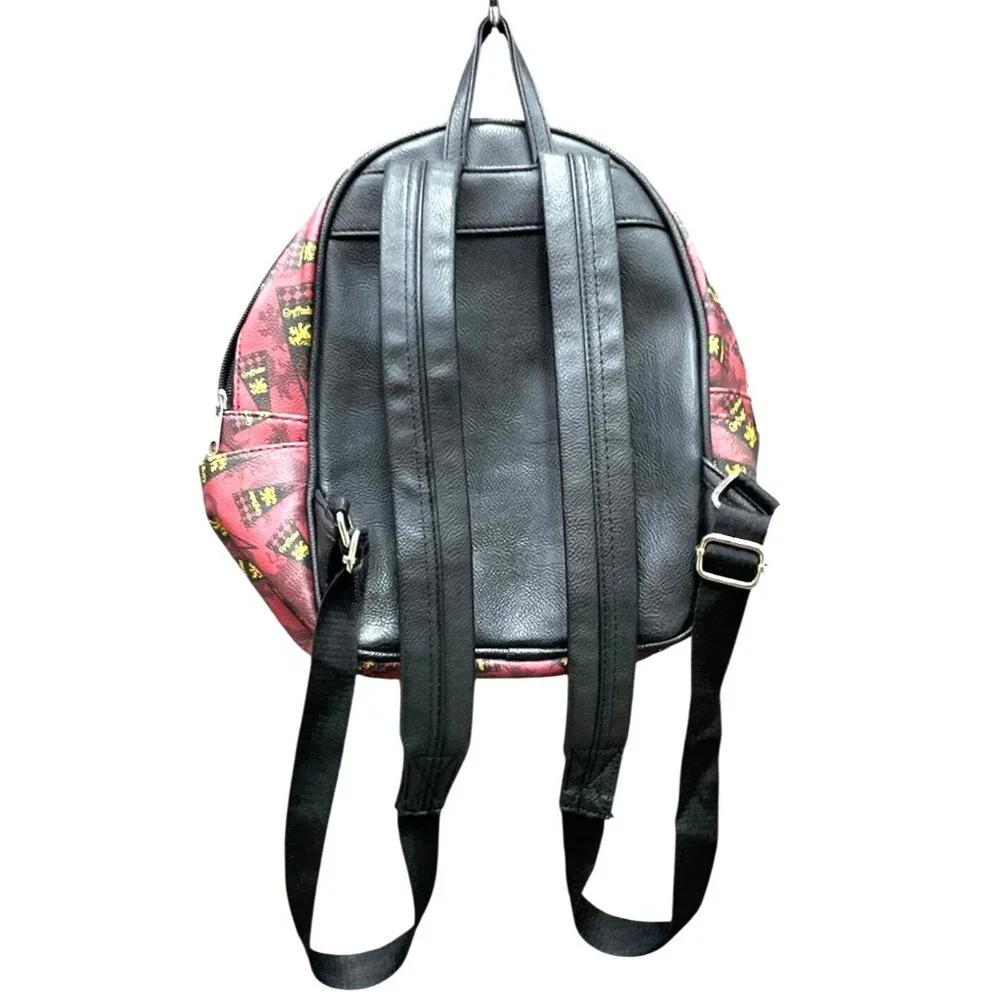 Harry Potter Gryffindor Red & Black‎ Mini Backpack With Lion Crest